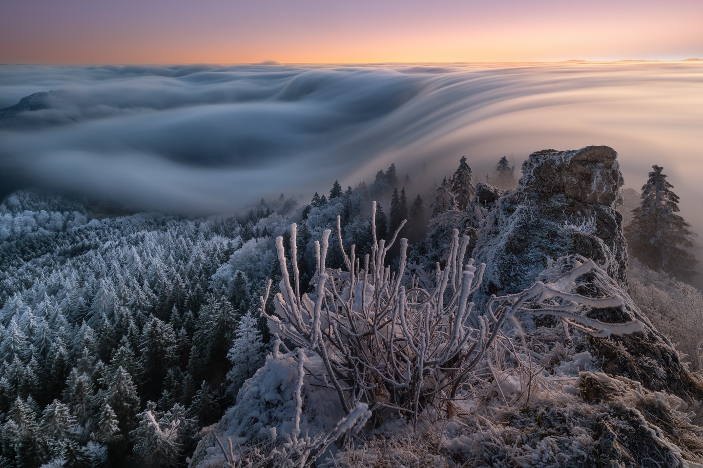 natural spectacle

Das Bild entstand Ende Dezember 25. Es war mit starkem Frost zu rechnen und deshalb zog ich sonntags früh morgens los. An Wochenenden meide ich normalerweise diese Fluh. Es hat mir dann zu viele Leute. 

Trotzdem lohnte es sich, dass ich mich dafür entschied. Obwohl ich zuerst komplett im Nebel stand und der eisigen Kälte trotzte, wurde kurze später ein  traumhaftes Naturspektakel geboten.

Camera: Panasonic Lumix DC-S5m2
Lens:  Sigma 14-24mm f/2.8 DG DN Art 019

#fabianhüsser 
#lumixs5ii 
#lumix
#lumixwinter 

@lumix